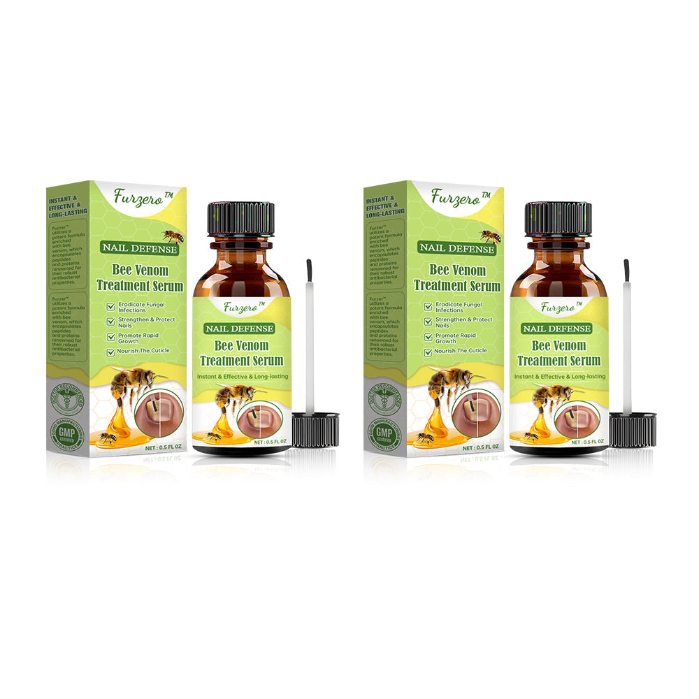 👩⚕️☘️Furzero™ Nail Defense Bee Venom Treatment Serum(For All Kinds Of Nail Diseases✅For Healthier Nail Growth)