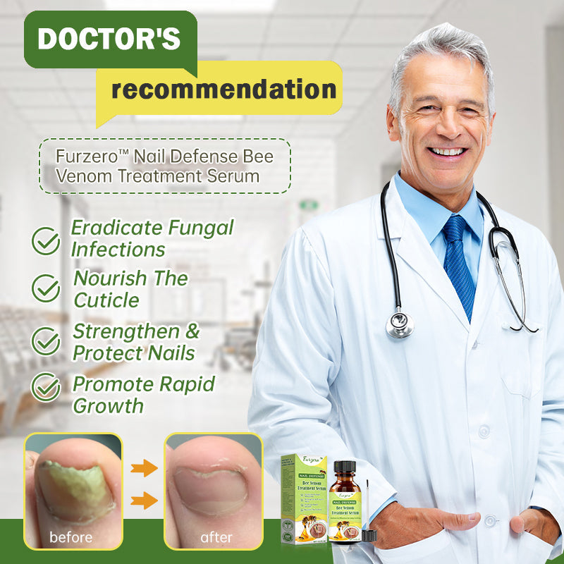 👩⚕️☘️Furzero™ Nail Defense Bee Venom Treatment Serum(For All Kinds Of Nail Diseases✅For Healthier Nail Growth)