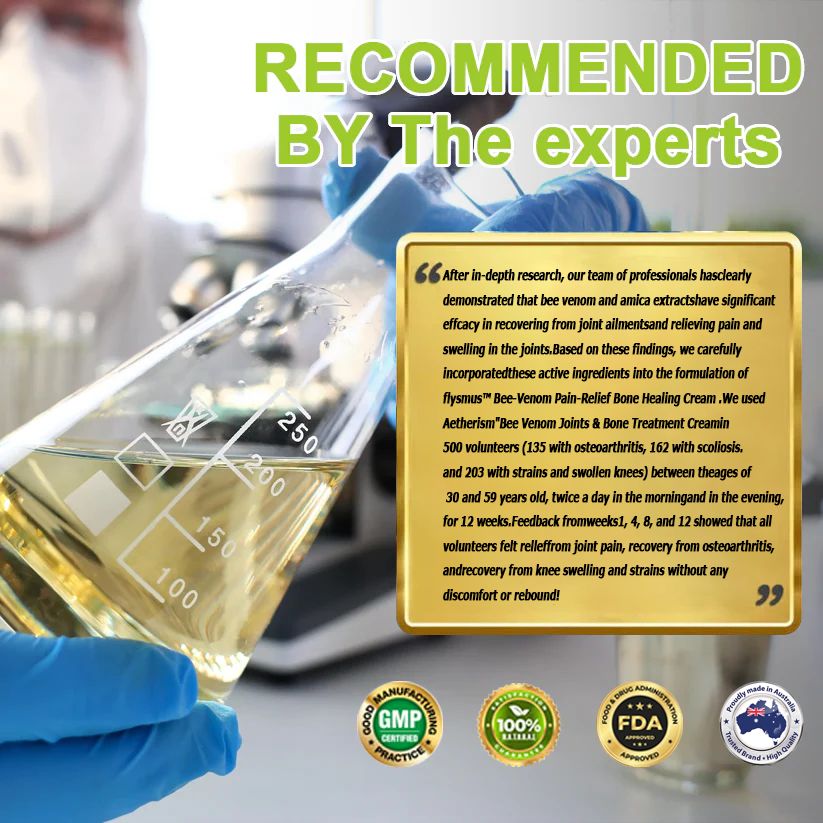 ✅Official Store: flysmus™ Bee-Venom Pain-Relief Bone Healing Cream👨⚕️Orthopaedic Association(AOA) Approved (Reducing joint swelling, pain, stiffness, redness, warmth, soreness, and joint fatigue)