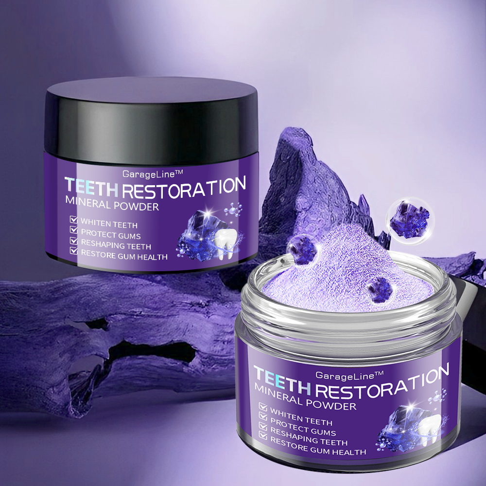 🦷🌲GarageLine™ (ADA recommended)TeethRestoration Mineral Powder(⏰𝐋𝐢𝐦𝐢𝐭𝐞𝐝 𝐭𝐢𝐦𝐞 𝐝𝐢𝐬𝐜𝐨𝐮𝐧𝐭 𝐋𝐚𝐬𝐭 𝟑𝟎 𝐦𝐢𝐧𝐮𝐭𝐞𝐬⏰)