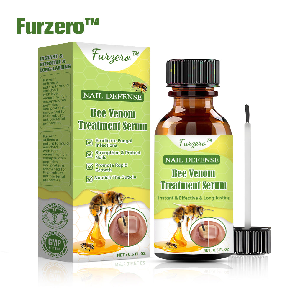 👩‍⚕️Furzero™ Nail Defense Bee Venom Treatment Serum(For All Kinds Of Nail Diseases✅For Healthier Nail Growth)