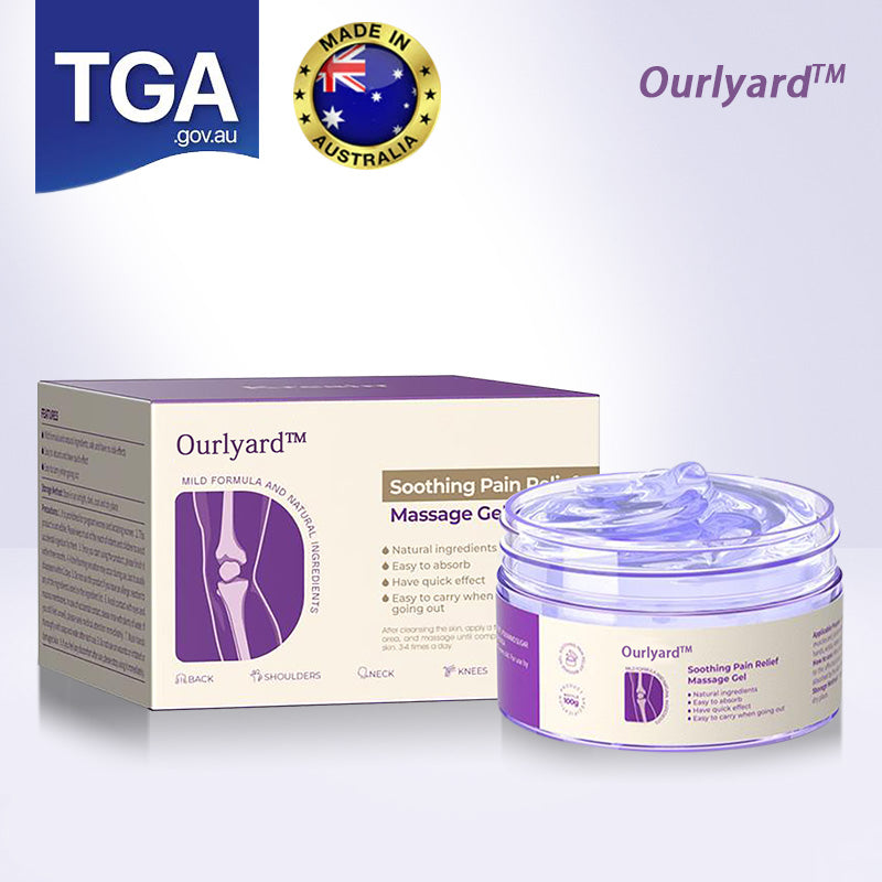 🌱Official Store: Ourlyard™ Turmeric & Emu Oil Arthritis Soothing Pain Relief Massage Gel 👨‍⚕️Australian Osteopathic Association （AOA）Approved